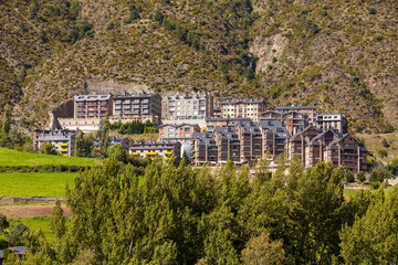 Fototapeta na wymiar Andorra Casa De La Vall