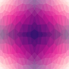 Abstract triangle geometrical pink purple sphere 