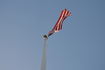 Sventola bandiera Americana