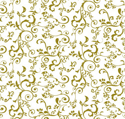 Floral seamless background pattern, illustration