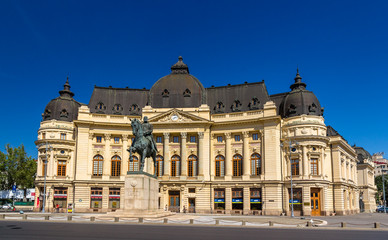 Fototapeta na wymiar Statue of Carol I in Bucharest, Romania