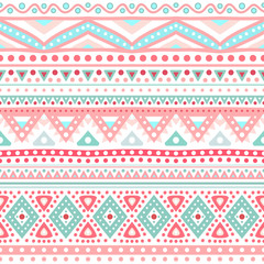 Tribal ethnic seamless stripe pattern