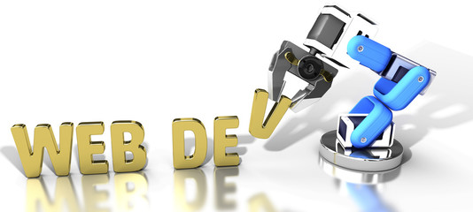 Robotic web development technology