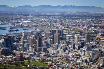 Cercles muraux Afrique du Sud Vue du Cap