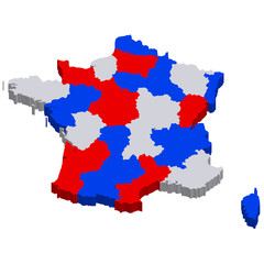 フランス　地図　国