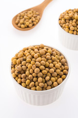 Soybean isolated on white background