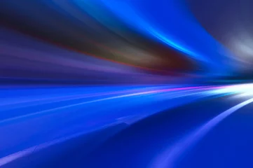 Photo sur Plexiglas Anti-reflet Voitures rapides car on the road with motion blur background