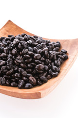 Coffee beans isolated on white background