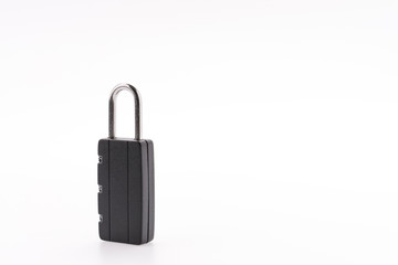 Padlock isolated on white