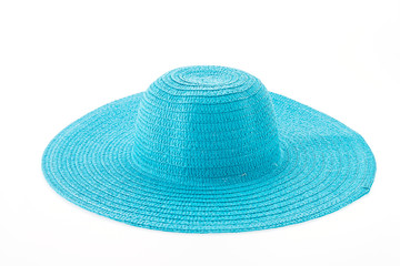 Straw hat isolated on white background