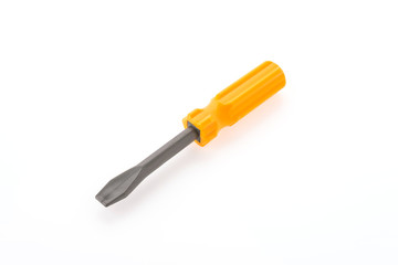 Screw driver isolated on white background