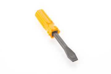 Screw driver isolated on white background