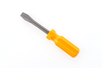 Screw driver isolated on white background