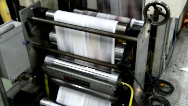 print press hit set roll paper