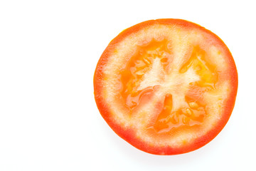 Tomato isolated on white