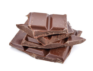 Pieces of chocolate