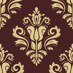 Orient Seamless Vector Pattern. Abstract Background