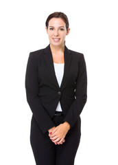 Brunette businesswoman