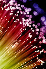 Internet technology fiber optic background