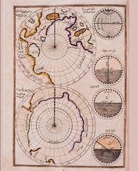 Arabic astronomical chart