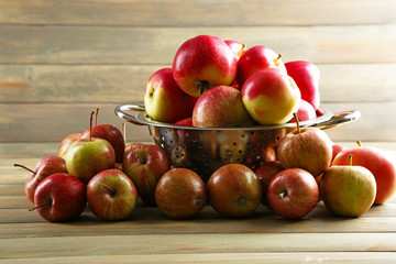 Juicy apples, close-up