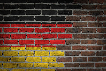 Dark brick wall - Germany