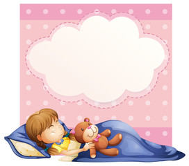 Girl sleeping