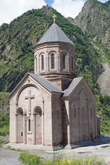 Kirche, Darialschlucht, Georgische Heerstra&szlig;e, Georgien