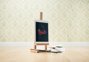 Creativity on tablet
