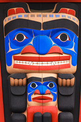 Totem pole at North America