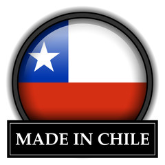 Made in button - Chile