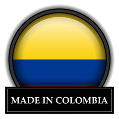 Made in button - Colombia