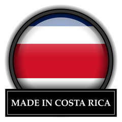 Made in button - Costa Rica