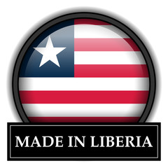 Made in button - Liberia