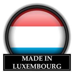 Made in button - Luxembourg