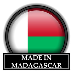 Made in button - Madagascar