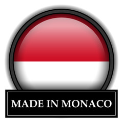 Made in button - Monaco