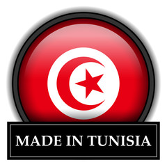 Made in button - Tunisia