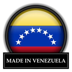 Made in button - Venezuela