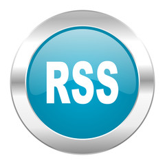 rss internet blue icon