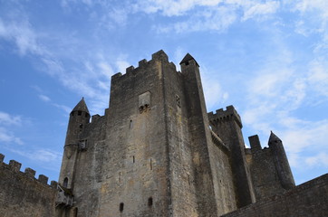 Fototapeta na wymiar Zamek w Beynac (Francja) Lipiec 2014