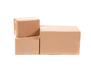 Stack of empty boxes.