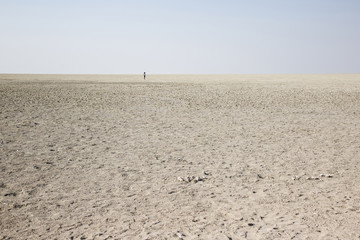 Salt Desert in Namibia, Africa