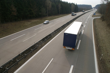 Autos auf der Autobahn