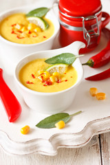 Corn soup.