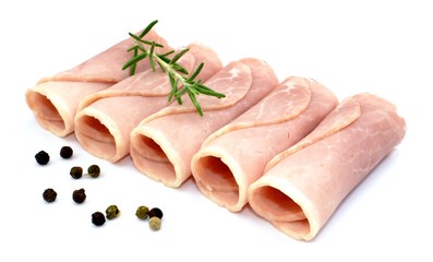 sliced ham