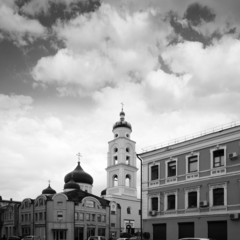 city landscape in the afternoon