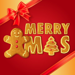 xmas biscuit ribbon