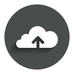 Upload to cloud icon. Upload button.