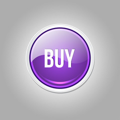 Buy Circular Vector Purple Web Icon Button